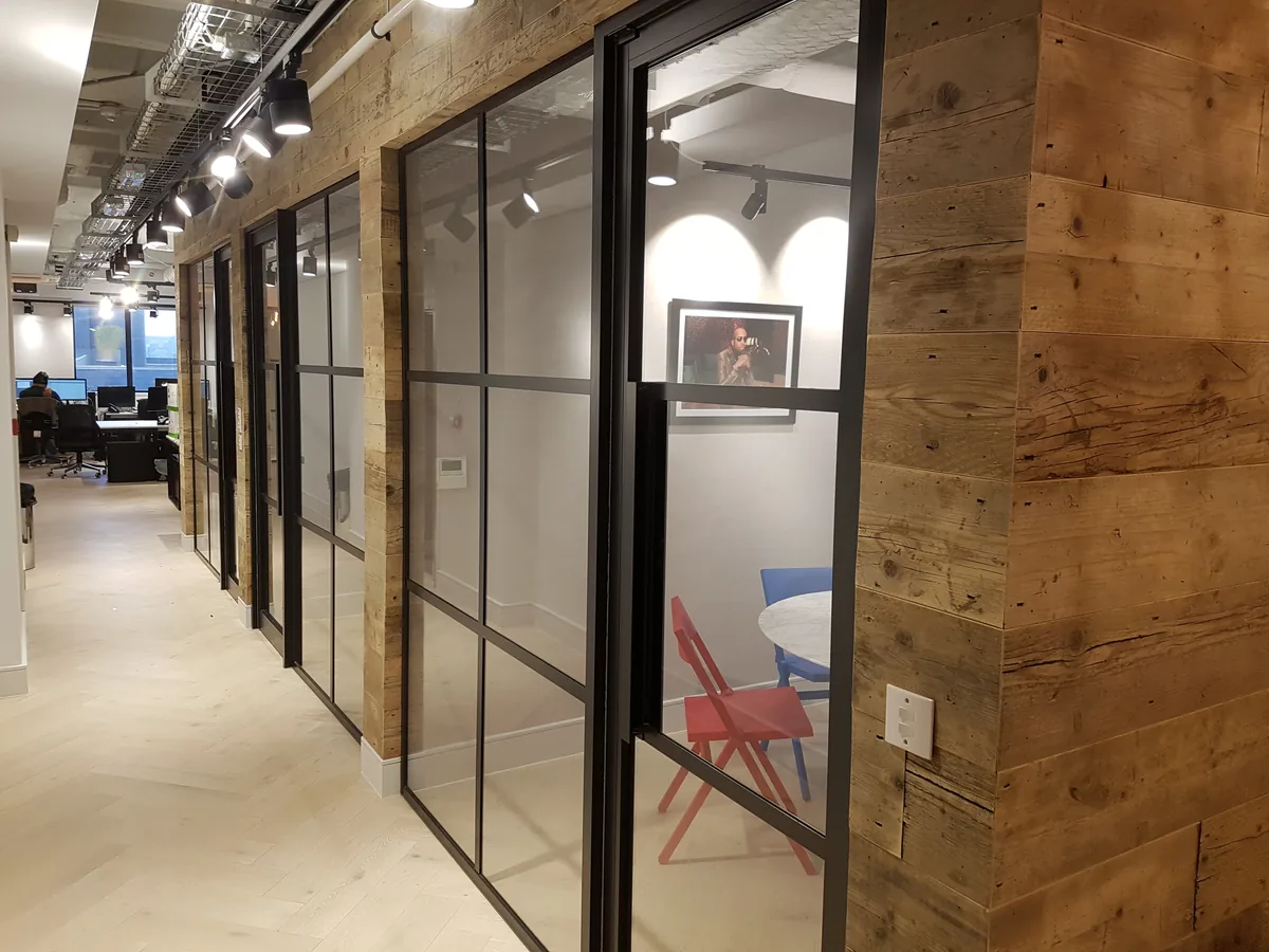 Glass partition installed by Fast Glass — project 2